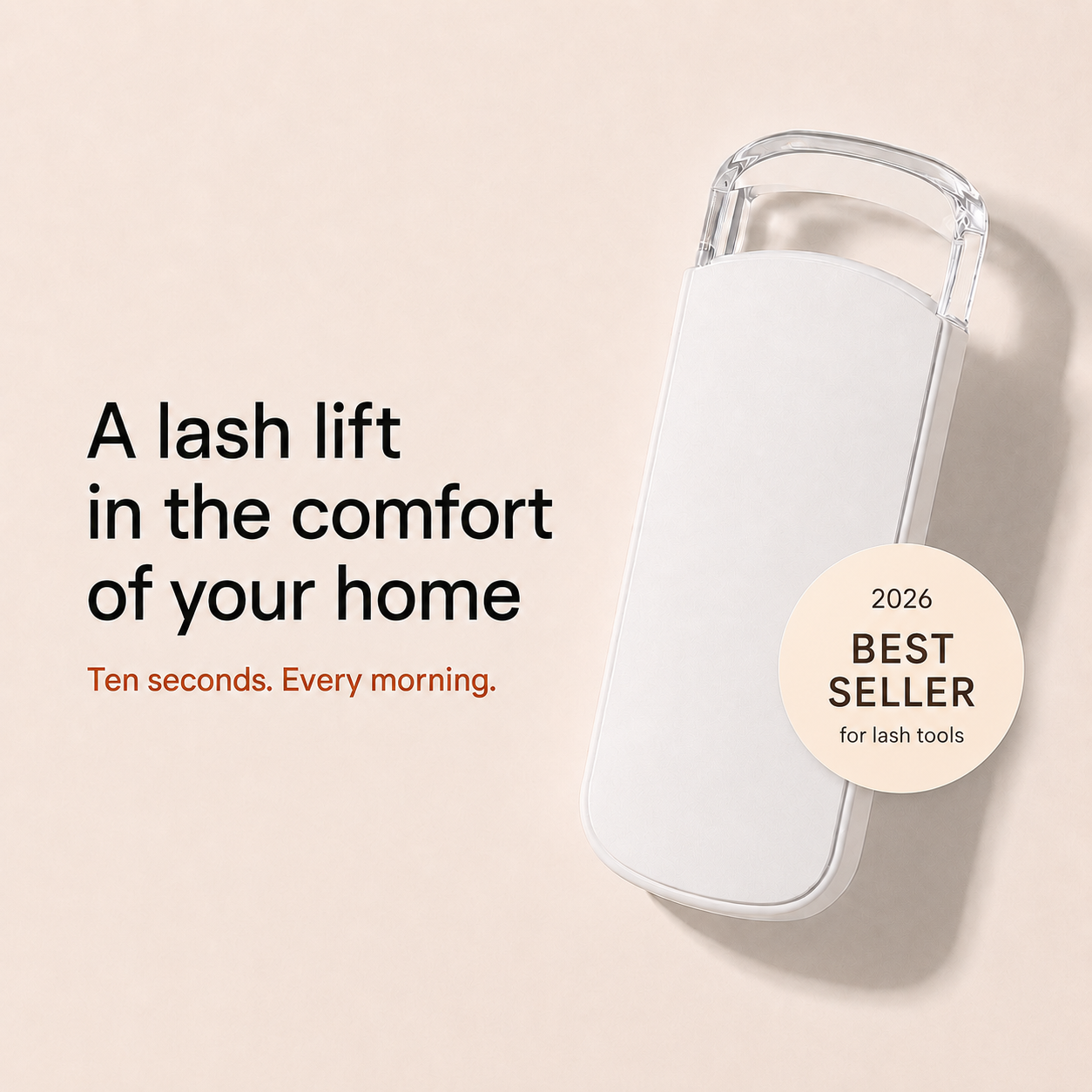 AMELOUX Heated Lash Curler | 10-Second Lash Lift at Home